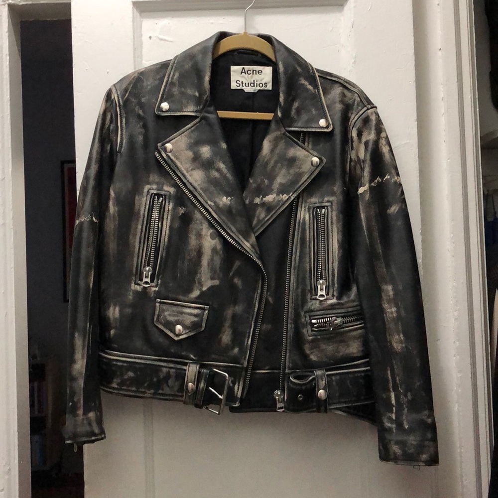 Acne - Vintage Merlyn Leather Jacket 36